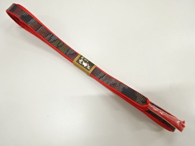 未使用品　正絹　手組帯締め